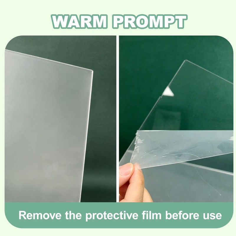 Sink Splash Guard, Clear Acrylic Splash Guards for Sink, 2
