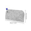 Pebipoo 3 Pcs Felt Eyeglass Case Soft Slip In Glasses