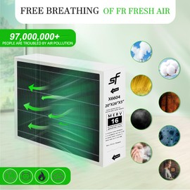 Upgrade Y6604 furnace filter, compatible with Lennox Y6604- PureAir PCO3-20-16 MERV 16 Filter,20 x 26 x 5" 1 Pack