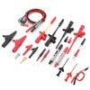 28Pcs P1300F Multifunction Replaceable Multimeter Probe Test Lead Kits 4mm