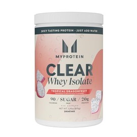 Myprotein Clear Whey Isolate Protein Powder, 35 Servings (1.9lbs) Tropical Dragonfruit, 20g Protein per Serving, Naturally Flavored Drink Mix, Daily P