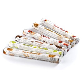 Stamford 37321 Floral Variety Set Incense 6 Packs x 20 Sticks, Black, One Size