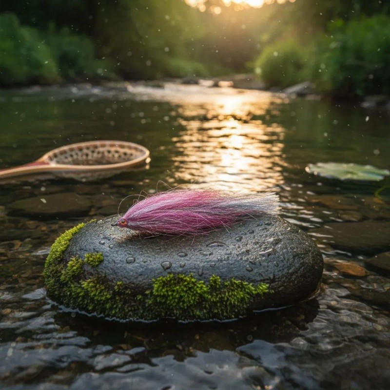 Mosca De Pesca Tipo Streamer Para Lucio, Atada A Mano,
