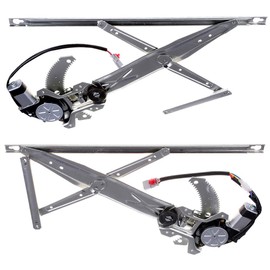 A Set of Power Window Regulator and Motor Assembly fits for 1998-2002 for Honda for Accord Coupe Front 741-490 741-491