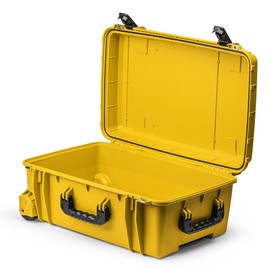 Seahorse 920 Heavy Duty Protective Midsize Travel Case - Suitcase Luggage/TSA Approved/Mil Spec / IP67 Waterproof/USA Made for Travel Domestic Carry-On (Empty, Yellow)