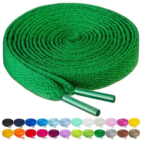 BIRCH's Shoelaces in 27 Colors Flat 5/16" Shoe Laces in