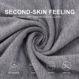 BAMBOO COOL Men's Pajama bottoms Lounge Sleep Shorts Soft Comfortable Breathable Pajamas Shorts with Pockets 2 Pack