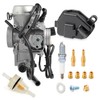 Carburetor & Spark Plug For Honda Foreman Rubicon 500 TRX500FA