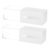 CAXUSD 2pcs Wall-Mounted Drawer Organizers for Pads and Items Easy