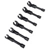 TradeINArt 6PCS Long Flex Head Crows Foot Line Wrench Set,