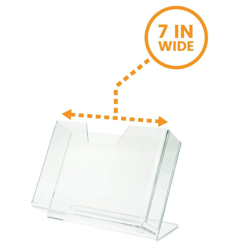 SOURCEONE.ORG Source One Deluxe Clear Acrylic Countertop Greeting Card Display