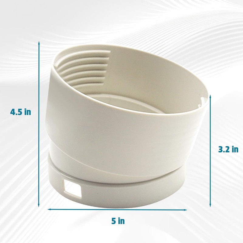 Mengfan NE1950 Angled Exhaust Hose Adapter for Portable AC Vent
