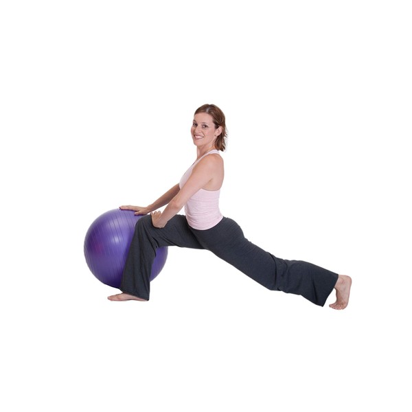 Exercise Ball (55-85cm) Duraform Yoga Ball, Burst Resistant Stability, Balance,