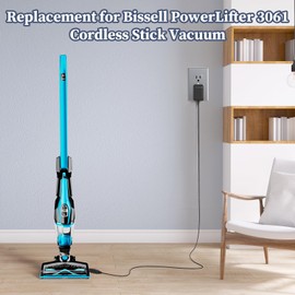 DONYOIE Charger for Bissell 3061 3190 3190A 31902 3191 3191C Power Cord for PowerSwift 31902 Handheld Portable Cleaner Vacuum AC Adapter for Featherweight 3061 UL Listed DC Adaptor Supply