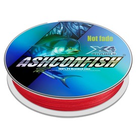 Ashconfish PE Line, Non-Fading, PE 150M, Red (0.4, 0.6, 0.8, 1, 1, 1, 1.2, 1.5, 2, 2, 2, No. 3, 3.5, 4, No. 5, No. 6, No. 8, 9, 10)