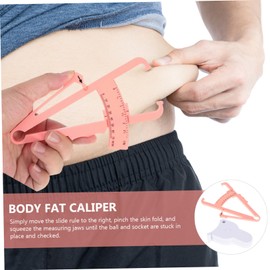 FOMIYES 5sets Handheld Skinfold Caliper and Tape Measure for Measurement Portable Fat Caliper Tester Dual Scale Includes Waist Tape Measure for Fitness Composition Tracking