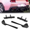 Rear Bumper Lip Diffuser Compatible with 2015 2016 2017 2018
