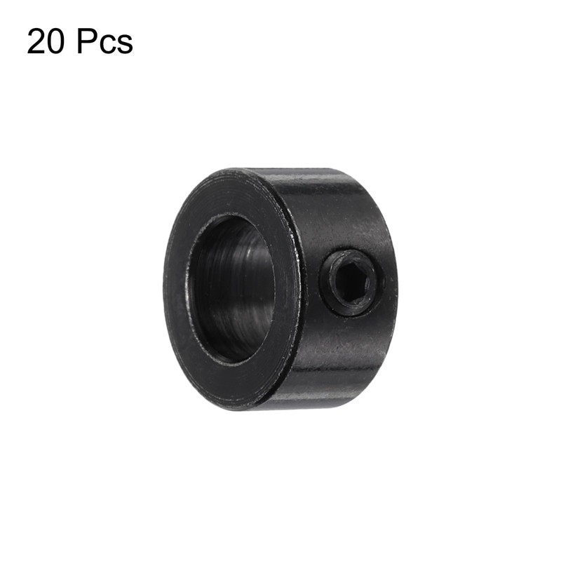 sourcing map 20pcs Set Screw Collars 8mm Bore Shaft Collars,