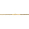 Barzel 18K Gold Plated Rope Chain Necklace - Made In
