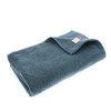 Olim OE-2000 Classical Bath Towel, Blue, Approx. 22.8 x 47.2