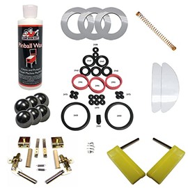 Game Room Guys Black Premium Pinball Maintenance Kit Compatible with Jurassic Park LE/Premium Pinball Machine 2019 Stern