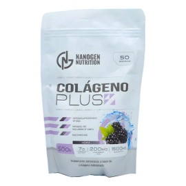 Colágeno Hidrolizado Ácido Hialurónico Glucosamina 500g Nano