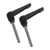 sourcing map 2pcs Clamping Lever Handles, M6 x 50mm 304