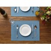 DAPU Linen Place Mats, Set of 6, 100% Pure Linen,