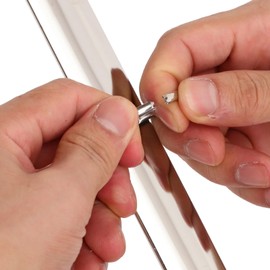 Operitacx Loose Leaf Binder, Pack of 3, A4 Binders, Metal Binding Mechanism, Binding Combs, Binding Combs, Inserts, Paper Mechanism, Binding Clips, Binding Machine, Iron Notebook