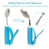 Elderly Aid Tableware Sets- Food Guard for Plates & Spoon