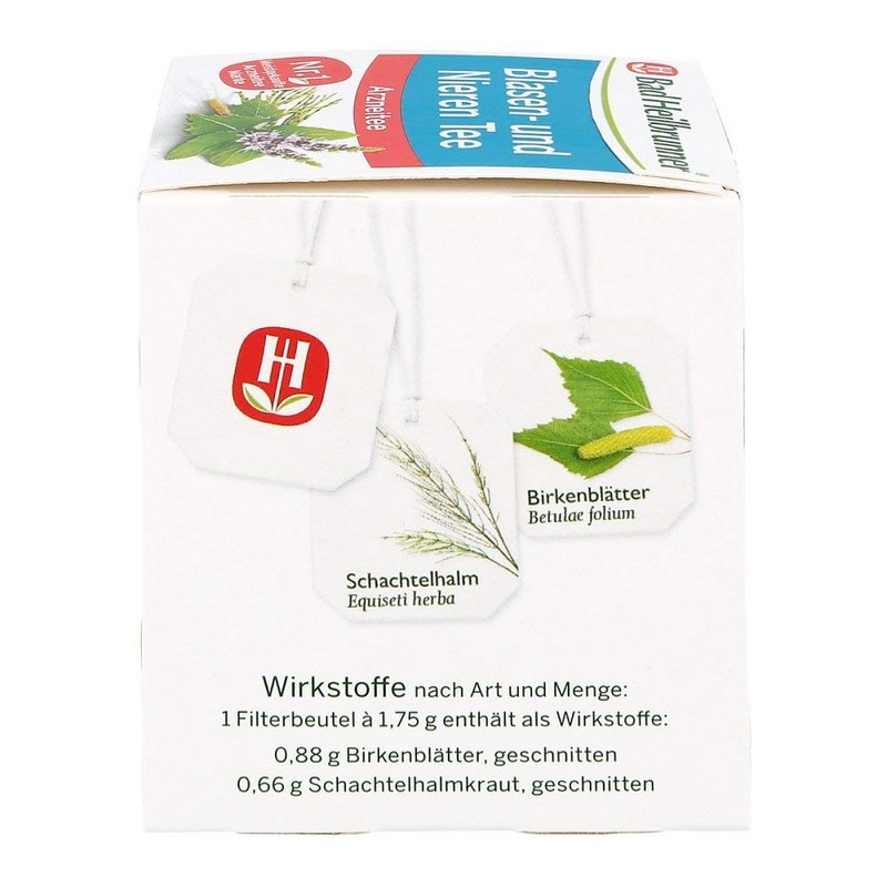 Bad Heilbrunner Bladder and Kidney Tea 8 x 1.75 g