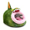 Winterworm Soft Plush Pet Cave Pet Bed with Removable Pad