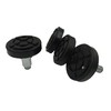 4pc 35mm Car Lift Pad Rubber Tray Heightening Feet Plus