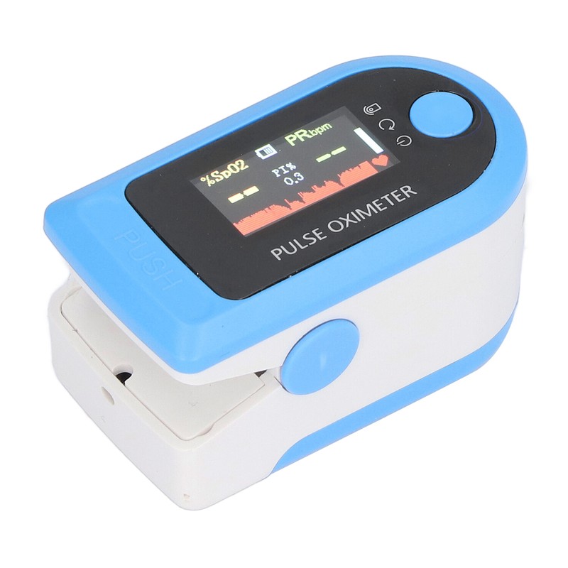 Fingertip Pulse Oximeter Digital Blood Oxygen Saturation Monitor with LED