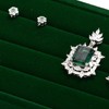 Papten Velvet Ring Organizer Trays Stackable Jewellery Drawer Organiser Tray