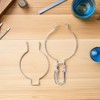 Anneome Mason Jar Wire Clamp 4Pcs Stainless Steel Spring Sealed