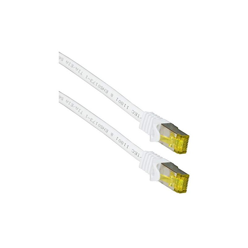 Cavo Patch Cat.7 Plug RJ45 6A S/FTP LSZH 2m Bianco