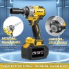 Unbranded 1/2'' High Power Driver Cordless Electric Impact Wrench Gun