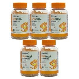 ANGET ORIGIN Angel Origin Vita Fresh Vitamin C & D 3000 3000mg x 70 gummies 5 / 엔젯오리진 비타프레쉬 비타민 C & D 3000 3000mg x 70구미 5개
