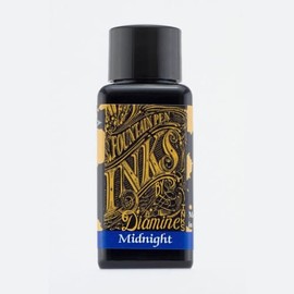 Diamine Fountain Pen Bottled Ink, 30ml - Midnight