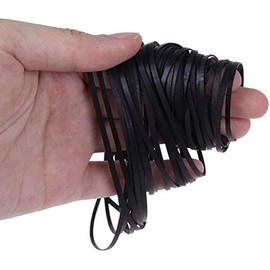 50PCS 40-135mm Flate Cassette Tape Machine Belt Assorted Common Belt for Recorder,Walkman,Repeater 3mm