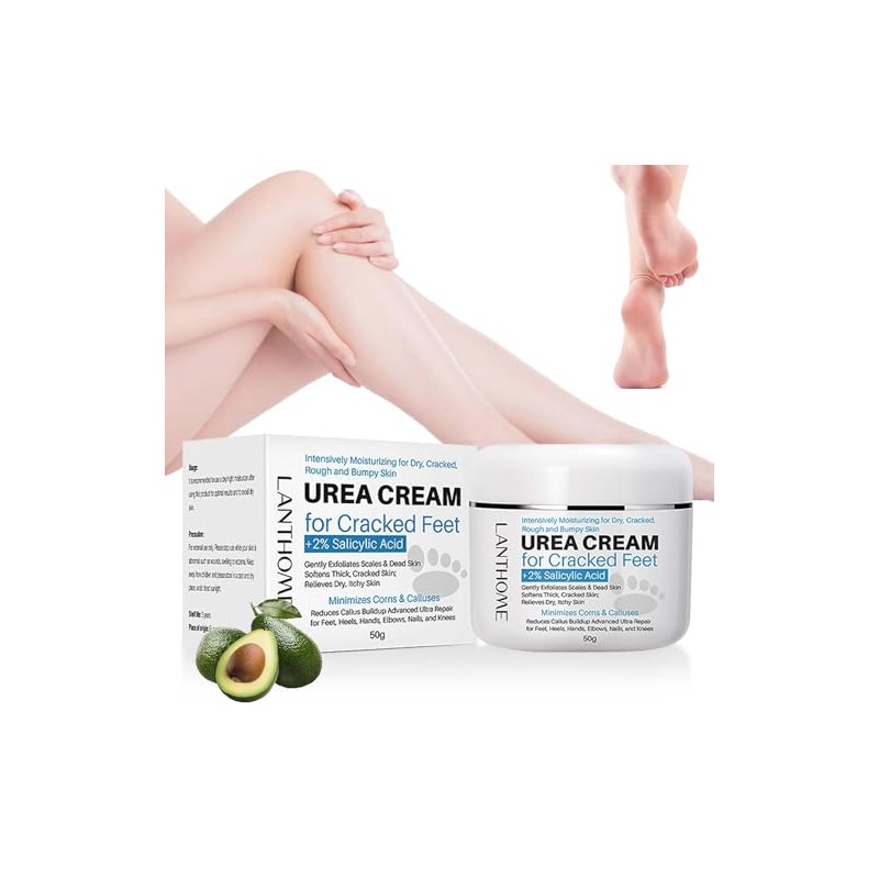 Cremas Hidratante para Pie, 50g Urea Crema, Crema para Pies,