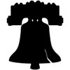 SP12994 Liberty Bell Silhouette Cardboard Cutout Standee Standup