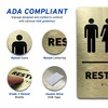 G101G All Gender Restroom Accessible ID Sign ADA Compliant 36