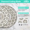 LEKOMESH Tile Blade 5"/125mm - Double-Sided Diamond Saw Blade Cutting