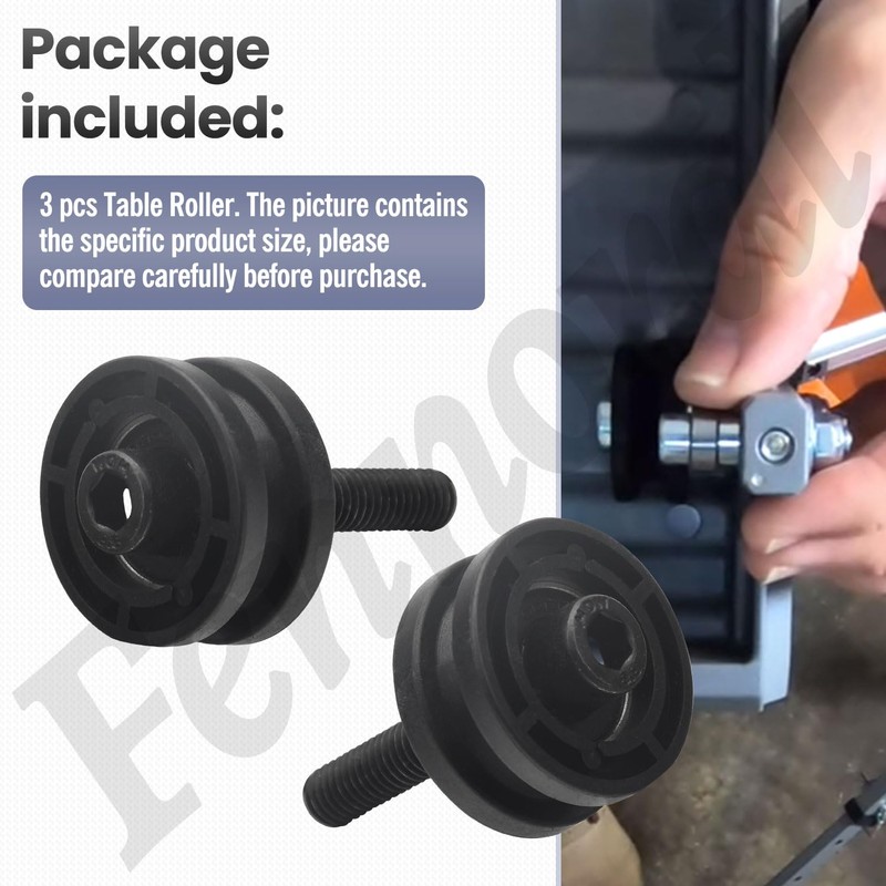 305784005 305784001 Tile Saw Roller Assembly Compatible with Ryobi DT180EVO
