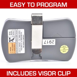 Genie 3-Button Garage Door Opener Remote - Remote Controls Up To 3 Garage Door Openers - Compatibility Only With Genie Intellicode Garage Door Openers Using 390MHZ - Model GITR-3