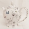 Fromeuropewithlove Secret Garden Teapot Fine Bone China 20oz Flowers Butterflies