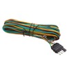 Seamaka 25ft 4 Wire 4-Flat Trailer Light Wiring Harness Extension