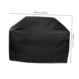 IWOWHERO Outdoor Barbecue Grill Cover Heavy Duty Oxford Grill Cover Rectangle Easy Cleaning Protection